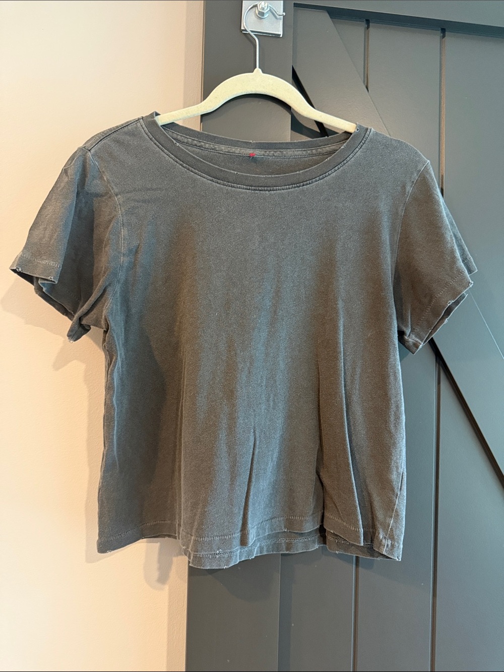 Washed crop top Women’s Short-Sleeve Top Medium